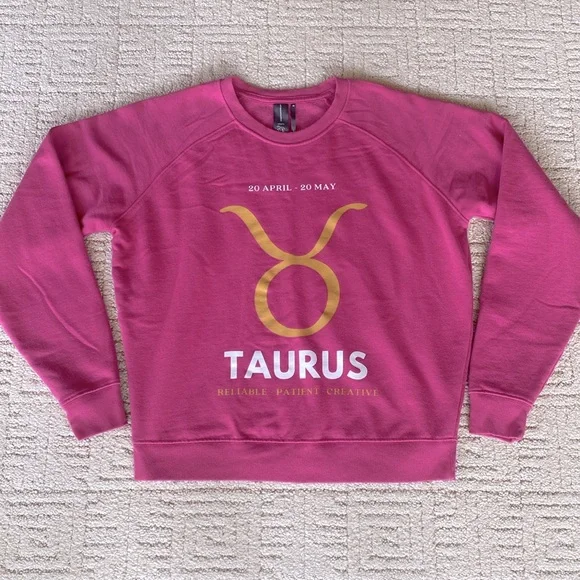 Anthropologie x Catherine O'Sullivan zodiac sweatshirt: Taurus XS - Picture 2 of 14